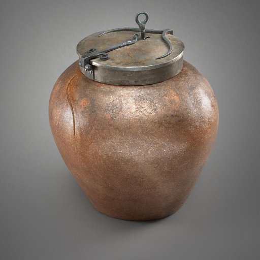 Micaceous Chocolatero (chocolate storage jar)