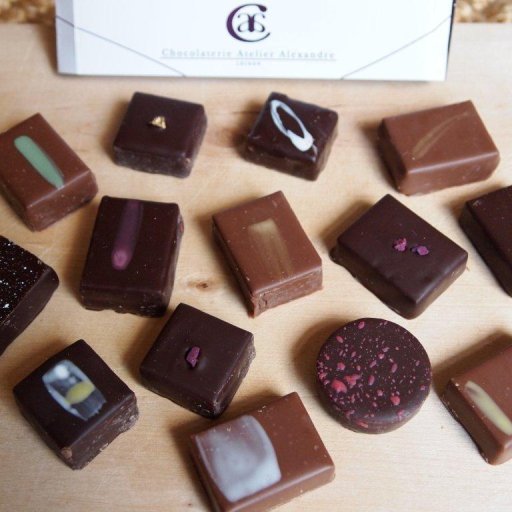 Chocolates made by Alexandre in Leiden, The Netherlands