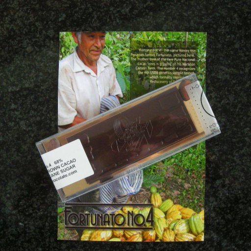 Available at the stand of Ecstacy Chocolate Tour (Chocolate Week) London. Fortunato chocolate bars 2 x 25g.