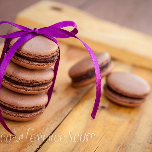 Chocolate Macaroons by Dessert Bites