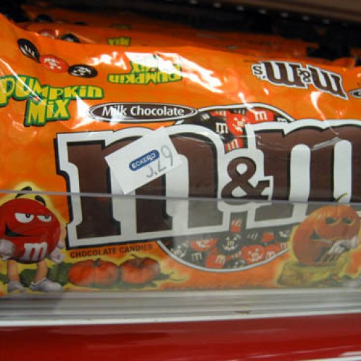 Pumpkin M&Ms