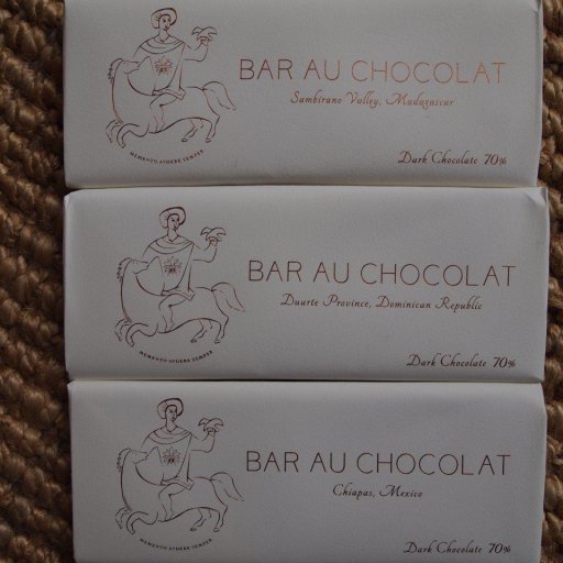 Bar Au Chocolat - Madagascar, Dominican Republic and Mexico