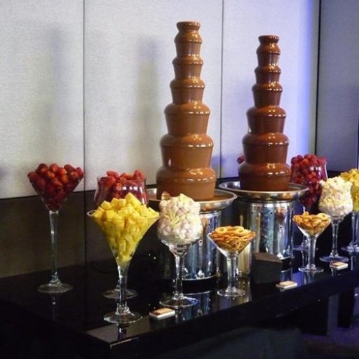 CF48A 7 Tiers Large Commercial Chocolate Fountain Machine for dipping