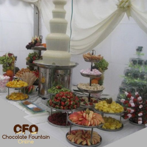 CF44 5 Tiers Large Commercial Chocolate Fountain Machine Sales