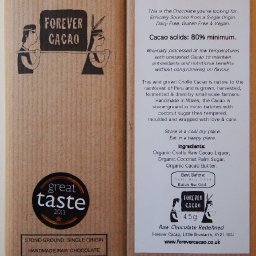 Forever Cacao Peru Raw 80%