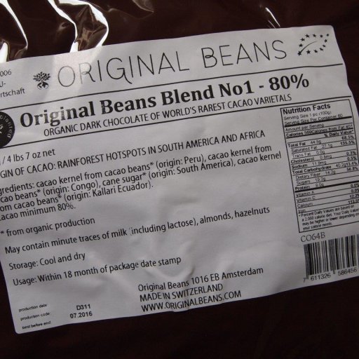 Original Beans Blend No1 80% - couverture