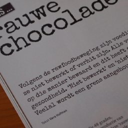 What is raw chocolate?