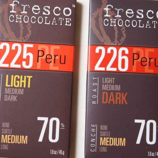Fresco Chocolate Peru 225 and 226