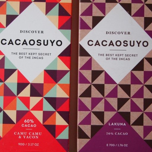 Cacaosuyo Camu Camu & Yacon 60% and Lakuna 70%